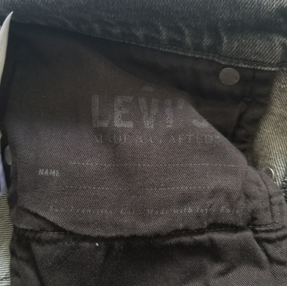 Levi's Made & Crafted Cigarette Slim Mid Rise Cropped Ankle Jeans Size 2… - Picture 9 of 14